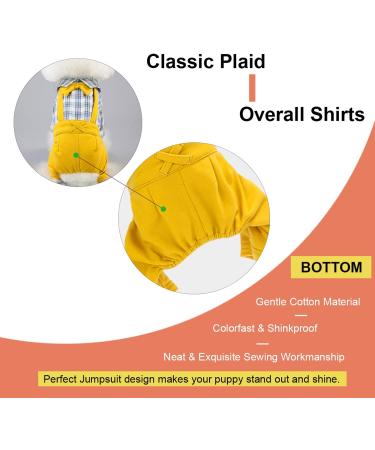 HOODDEAL XL Yellow Pet Jumpsuit with Bowtie | Stylish Dog Shirt for Weddings & Birthdays - Buy Online on GoSupps.com