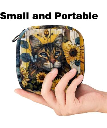 MUOOUM Menstrual Pad Bag for Women & Girls - Zippered Galaxy Dinosaur Pocket Organizer | Color 9 4.7x6.6 in | Perfect for Tampons & Essentials - Buy Online on GoSupps.com