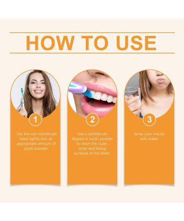 Turmeric Teeth Whitening Powder Turmeric Whitening Tooth Powder Teeth Whitening Powder for All Types of Teeth Color Corrector Tooth Stain Removal - Booster (2) - Buy Online on GoSupps.com
