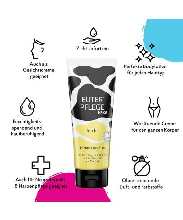 UDDER CARE Light Hand Cream 2x200ml - Perfume-Free Allergy-Friendly Face & Body Moisturizer - Buy Online on GoSupps.com