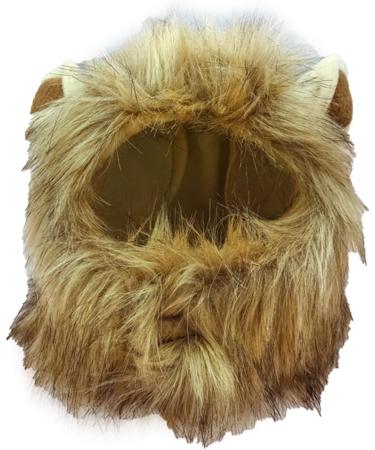 Lion Mane Wig for Cat - Pet Fancy Dress up Cat Wig with Ears Lion Mane Costume for Cat Washable Comfy Lion Hair Cat Clothes for Cosplay Holiday Photo Shoots Party Activity (Yellow L) L Yellow - Buy Online on GoSupps.com