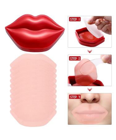 EXCEART 20pcs Cherry Lip Mask - Hydrating Lip Gel Pads for Women | Moisture & Nutrition Essence for Soft Beautiful Lips - Buy Online on GoSupps.com