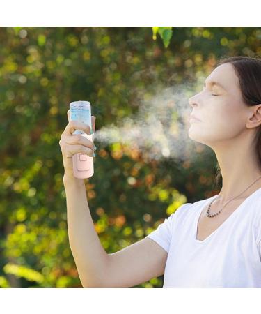 Face Steamer - Portable Ionic Mist Sprayer Face Facial Sprayer for Skin Care Refreshing Revitalizing & Soothing - Face Steamer for Daily Use Tmay L8-little Pink Rabbit - Buy Online on GoSupps.com