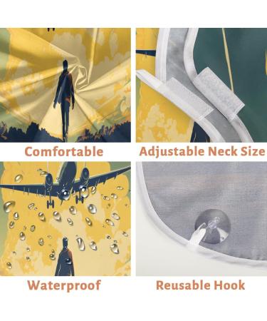 People Airplane Beard Bib Apron - Beard Hair Catcher for Men | Perfect Gift for Dad & Husband | Father's Day Anniversary Christmas - Buy Online on GoSupps.com