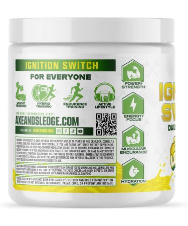 Axe & Sledge Ignition Switch preworkout | Fresh Lemonade - Buy Online on GoSupps.com
