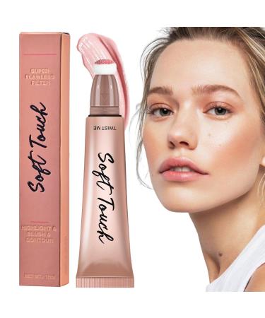 Women Makeup Highlighter Stick Cheek Face Cosmetic Liquid Makeup Stick Highlight | Makeup Cream Stick for Wedding Frifer H1 Highlight