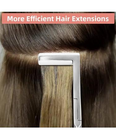 SIOKUY Hair Extension Pliers - Fastening Tape for Tape In Human Hair Extensions (Silver) - Buy Online on GoSupps.com