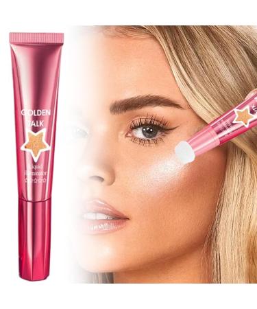 Sparkling Face Highlighter 18ml Liquid Illuminator Highlighter Lightweight Long Lasting Glossy Shiny Makeup Cream Liquid Highlighter Lightweight Smudge Resistant 01 1 Count Pack of 1 - Buy Online on GoSupps.com