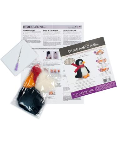 Penguin Needle Felting Kit | Felt Animals DIY Craft | 2.5'' x 2.5'' Dimensions - Buy Online on GoSupps.com