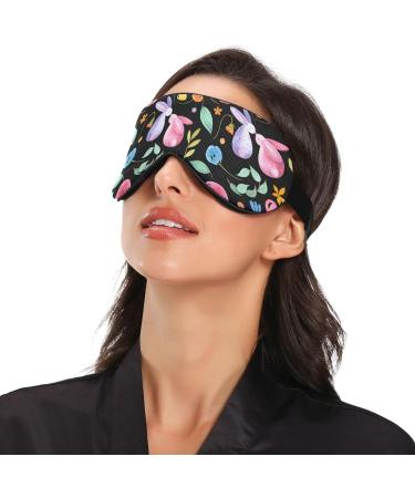 Haskirky Light Blocking Eye Mask | Breathable & Adjustable for Men and Women | Ideal for Travel, Yoga, Meditation | Comfortable & Smooth Office Deep Sleep Mask | Easter Rabbit Design - Buy Online on GoSupps.com