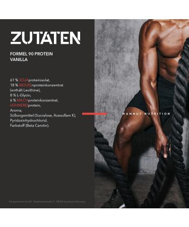 Buy 3kg Mammut Formula 90 Protein Shake Set - Vanilla + Raspberry Protein Bar | Best International Shipping - Buy Online on GoSupps.com