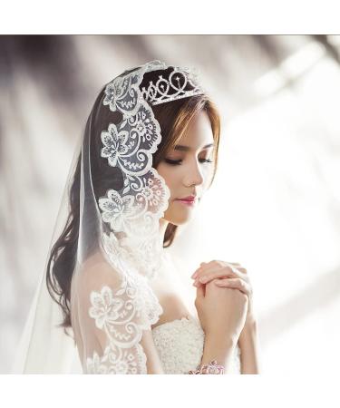 YVPSI Silver Rhinestone Crystal Tiaras and Crowns Headband for Women & Girls - Wedding Bridal Hair Accessories for Party Cosplay - Buy Online on GoSupps.com