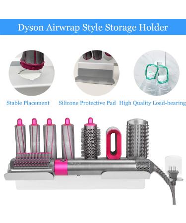AOKEMAi Metal Holder for Dyson Airwrap Styler & Attachments - Silver | Storage Stand for Dyson Airwrap Styler Accessories - Buy Online on GoSupps.com