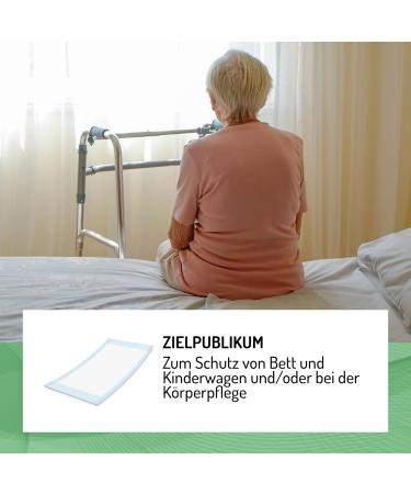 Absorbeo Extra Bed Protection - 30 Pieces Super Dry Hypoallergenic 60x90 cm - Buy Online on GoSupps.com