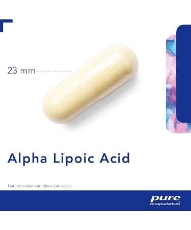Pure Encapsulations Alpha Lipoic Acid ALA 600mg - Hypoallergenic Water & Lipid Soluble Supplement - 60 Veg Caps - Buy Online on GoSupps.com