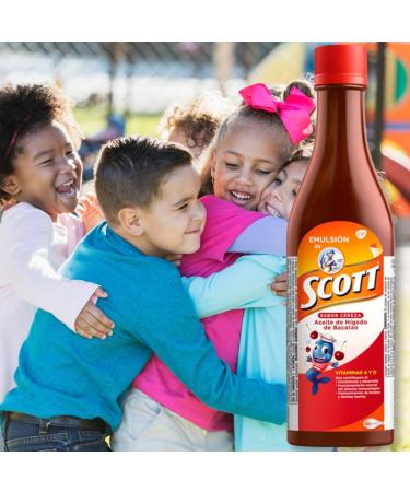 Generic Emulsion de Scott - Sabor Cereza (Cherry) (360 ml - 12.17 Fl Oz) Aceite de h gado de bacalao con vitamina A y Calcio suplemento diet tico para ni os despensa Colombiana - Buy Online on GoSupps.com