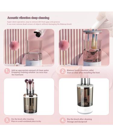 Buy Makeup Brush Cleaner & Storage Box - Deep Cosmetic Brush Spinner for All Sizes | Perfect Gift for Women on Mother's Day - Buy Online on GoSupps.com