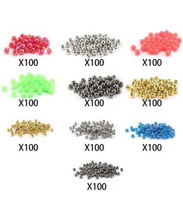 Dr.Fish Glow Fishing Bead Bait Eggs Kit - 1000pcs Floating Ball Stopper for Saltwater & Freshwater Salmon Trout - Buy Online on GoSupps.com