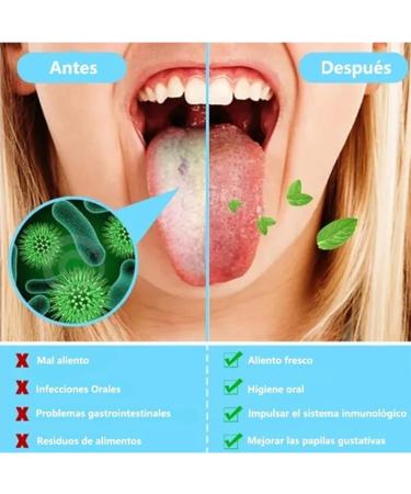 Stainless Steel Tongue Cleaner - Ergonomic Tongue Scraper & Brush for Fresh Breath | International Shipping Available - Buy Online on GoSupps.com