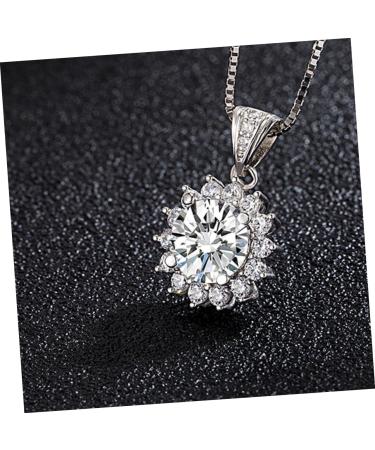 ABOOFAN 1pc Sun Petal Pendant Diamond Choker Necklace Rhienestone Necklace Crafts Making Material Alloy - Buy Online on GoSupps.com