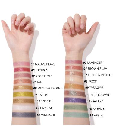 FOCALLURE 3 Pcs Mineral Glitter Eyeshadow Set - Long Lasting & Waterproof Formula for High-impact Eye Looks - Buy Online on GoSupps.com