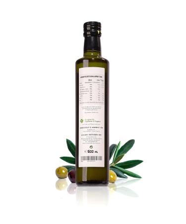 Buy Organic Apsogo Extra Virgin Olive Oil - Premium Cold Pressed from Crete Greece | 500ml Mild & Fruity Quality Oil - Buy Online on GoSupps.com