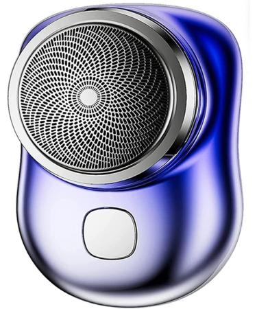 Portable Electric Razor for Men - Wet/Dry Mini Shaver, USB Rechargeable, Blue - Perfect for Home, Car, Travel - Buy Online on GoSupps.com