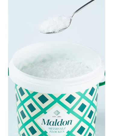 Maldon Sea Salt Flakes 3.1 lb Bulk Tub - Kosher Handcrafted Gourmet Pyramid Crystals - Buy Online on GoSupps.com