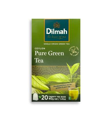 Dilmah Ceylan Sachets de Th Vert 20s