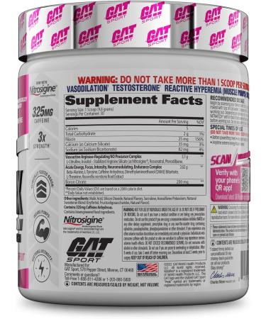 GAT Sport Nitraflex - Guava Dragonfruit Flavor | 30 Servings - Buy Online on GoSupps.com