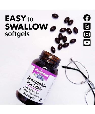 Bluebonnet Nutrition Zeaxanthin Plus Lutein - 60 Softgels for Eye Health - Buy Online on GoSupps.com