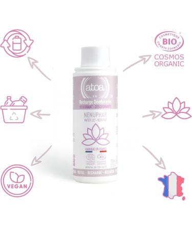  ATOA ATOA - Water Lily Deodorant Refill 100ml COSMOS ORGANIC - Buy Online on GoSupps.com