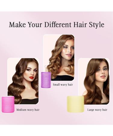 Bestienoly 29Pcs Hair Rollers for Long Hair | Velcro Rollers for Hair Curlers | Jumbo Large Roller Set with Clips and Comb | Self Grip Rollers for Long Medium Short Thick Fine Hair - Buy Online on GoSupps.com