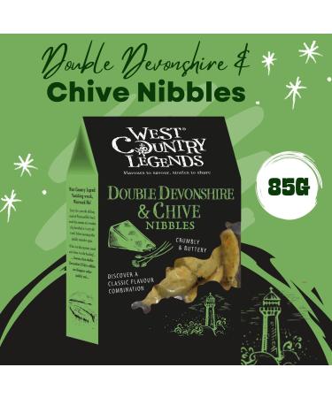 West Country Legends Nibbles Pick N Mix | Choose From 3 Flavours | Cheddar Double Devonshire & Chive Cheddar & Apple - Pack of 2 X 85g - Buy Online on GoSupps.com