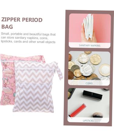 Foytoki Compact Reusable Period Storage Bags 2 Pack for Hygiene & Style Essential Women's Accessories - Buy Online on GoSupps.com