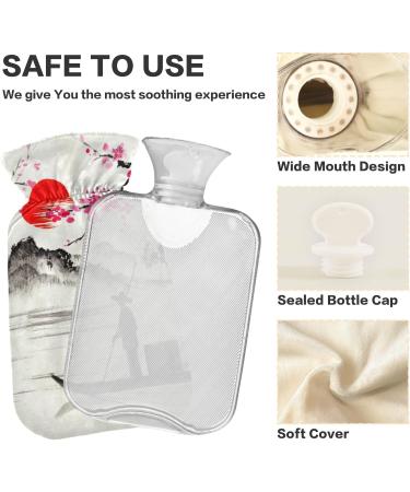 2L Hot Water Bottle with Soft Cover - Ultimate Pain Relief for Cramps & Comfort | International Shipping - Buy Online on GoSupps.com