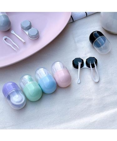 Buy HSHDUTI Portable Contact Lens Box - Mini Travel Container with Smooth Opening & Good Sealing | Green Lens Holder - Buy Online on GoSupps.com