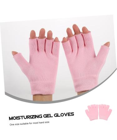 Healeved 3 Pairs Gel Moisturizing Gloves Overnight Moisturizing Gloves Moisturizing Gloves with Lining Mens Fingerless Gloves Mens Mittens with Fingers Hand Pink Care Knitting Miss Skin Gel - Buy Online on GoSupps.com