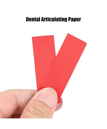 Articulating Paper Strips for Dentistry | Dental Articulation Strips for Accurate Bite Traces (Red) - Buy Online on GoSupps.com