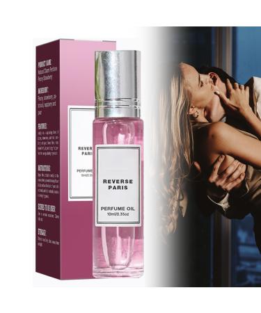 Women Pheromone Perfume Sweet Original Scent Roll-On Flavor Perfume Oil Portable 30ml (Peony Strawberry)