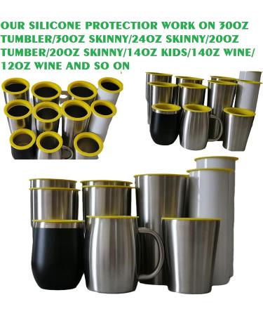 Silicone Tumbler Shields for Epoxy Resin Paint - 5 Pack - Buy Online on GoSupps.com