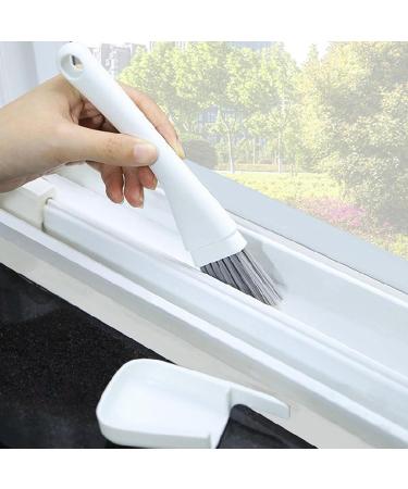 Tub Scrubber - 2 in 1 Tile Tub Scrubber Brush with Dustpan Cleaner Brush Kitchen Supplies for Cleaning Bathroom Shower Tile Grey - Buy Online on GoSupps.com