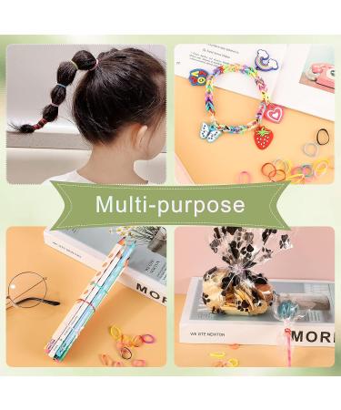2000 Pcs Baby Hair Ties with Styling Tools - Colorful Mini Elastic Bands for Girls | Organizer Box Included - 24 Colors - Buy Online on GoSupps.com