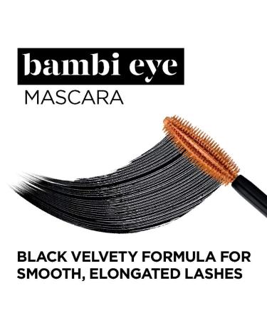 L'Or al Paris Bambi Eye Washable Mascara, Lasting Volume, Black Brown 0.28 fl. oz. (Pack of 1) - Buy Online on GoSupps.com
