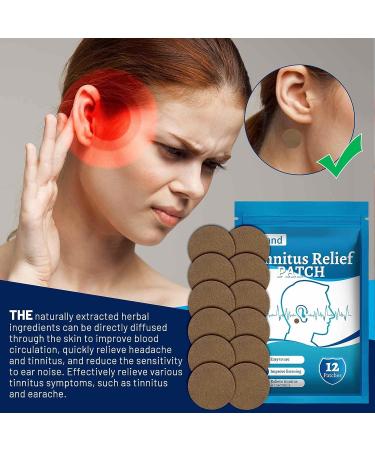 Tinnitus Relief Patches - Natural Herbal Formula for Ringing Ears | Improve Hearing & Boost Circulation - Buy Online on GoSupps.com