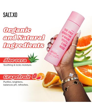 Grapefruit Yoni Gel Wash - Intimate Care for Women | pH Balance Cruelty-Free Feminine Hygiene (8 Fl Oz - Buy Online on GoSupps.com