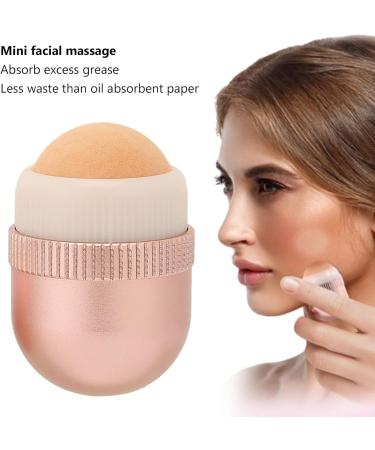 Oil Absorbing Face Roller | Reusable Mini Volcanic Roller for Oily Skin | Portable Facial Massage Tool - Buy Online on GoSupps.com