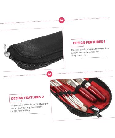 Ipetboom 1 Set Makeup Brush with Bag Face Makeup Brush Beauty Supply Powder Makeup Blush Brush Doll Cake Pan Fairy Houses Ladies Suits Travel Brush Cosmetic Fiber Wool - Buy Online on GoSupps.com