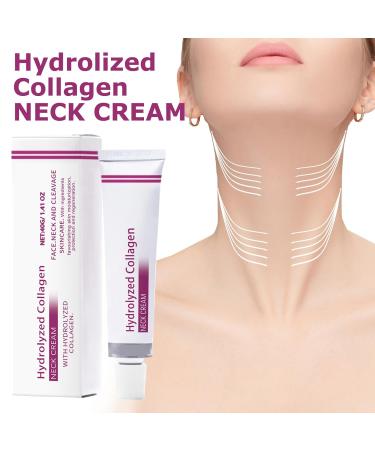 BlueBouff Collagen Neck Cream Neck Tightening Firming Cream Anti-Aging Moisturizer Cream for Tightening on Neck & D collet Lifting Wrinkle & Hydrating 40G/1.41OZ - Buy Online on GoSupps.com