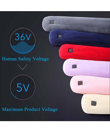 Buy Cordless Heated Neck Wrap | Dark Blue Heating Cushion for Pain Relief | Intelligent Neck Warmer - International Shipping Available - Buy Online on GoSupps.com